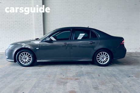 Grey 2008 Saab 9-3 Sedan Linear 2.0T