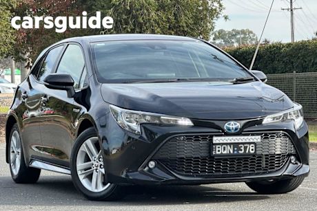 Black 2021 Toyota Corolla Hatchback SX Hybrid