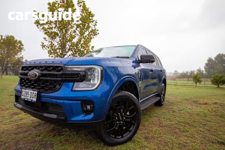 Blue 2022 Ford Everest SUV Sport FullTime 4WD DR