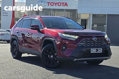 Red 2022 Toyota RAV4 Wagon Cruiser (awd) Hybrid