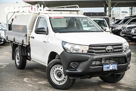 White 2021 Toyota Hilux Cab Chassis Workmate HI-Rider (4X2)