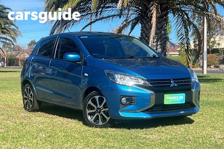 Blue 2021 Mitsubishi Mirage Hatchback LS