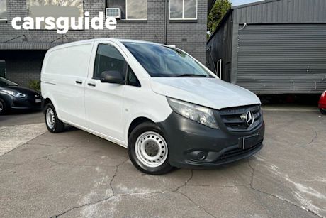 White 2015 Mercedes-Benz Vito Van 114 Bluetec SWB