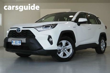 White 2021 Toyota RAV4 Wagon GX (awd) Hybrid