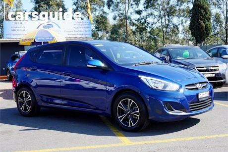 Blue 2016 Hyundai Accent Hatchback Active
