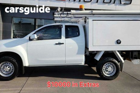 White 2018 Isuzu D-MAX Space Cab Utility SX HI-Ride (4X2)
