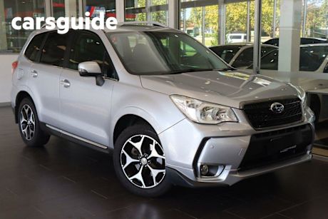 Silver 2013 Subaru Forester Wagon 2.0XT Premium