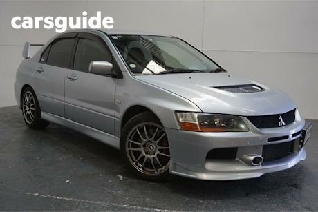 Silver 2006 Mitsubishi Lancer Sedan Evolution IX MR
