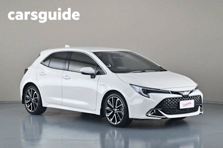 White 2023 Toyota Corolla Hatchback ZR Hybrid
