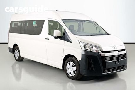 White 2021 Toyota Hiace Bus Commuter (12 Seats)