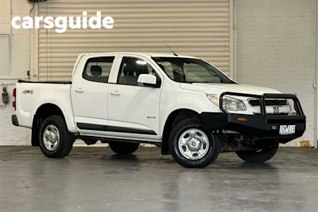 White 2014 Holden Colorado Crew Cab Pickup LX (4X4)