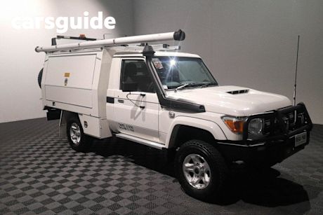 White 2020 Toyota Landcruiser 70 Series Cab Chassis GXL