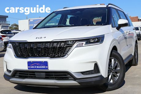 White 2023 Kia Carnival Wagon S