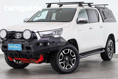 White 2021 Toyota Hilux Double Cab Pick Up SR5 (4X4)