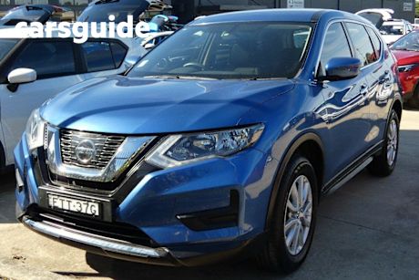 Blue 2019 Nissan X-Trail Wagon ST (2WD) (5YR)