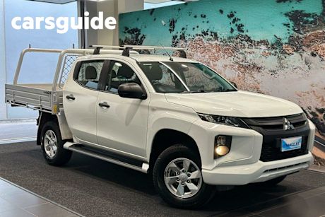 White 2020 Mitsubishi Triton Double Cab Pick Up GLX Plus (4X4)