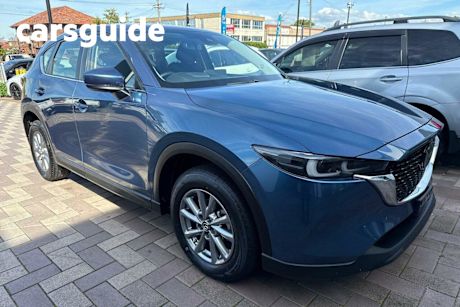 Blue 2023 Mazda CX-5 Wagon Maxx Sport (awd)