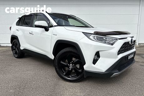 White 2021 Toyota RAV4 Wagon Cruiser (awd) Hybrid