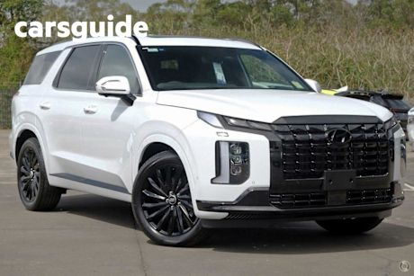 White 2024 Hyundai Palisade Wagon Calligraphy Black INK (8 Seat)