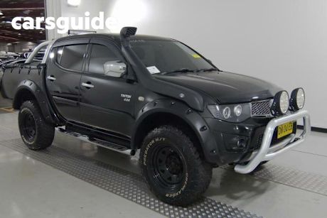 Black 2011 Mitsubishi Triton Ute Tray GLX-R (4x4)