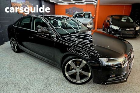 Black 2015 Audi A4 Sedan AMBITION B8 8K MY15