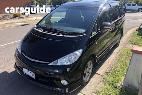 Black 2005 Toyota Estima Wagon hyogo