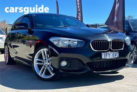 Black 2016 BMW 118D Hatchback Sport Line