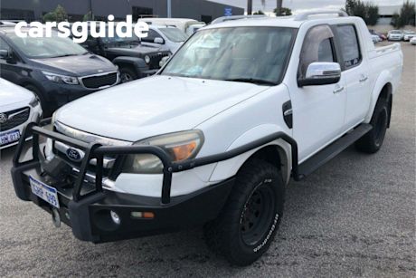 White 2009 Ford Ranger Dual Cab Pick-up Wildtrak (4X4)
