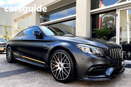 Grey 2023 Mercedes-Benz C63 Coupe S