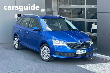 Blue 2019 Skoda Fabia Wagon 81 TSI