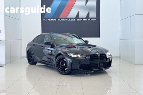 Black 2024 BMW M3 Sedan Competition M Xdrive