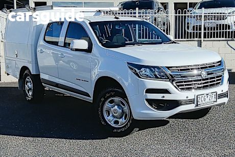 White 2018 Holden Colorado Crew Cab Chassis LS (4X4)