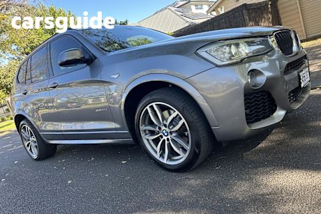 Grey 2015 BMW X3 Wagon Xdrive 20D