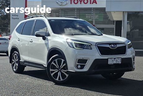 White 2021 Subaru Forester Wagon 2.5I Premium (awd)