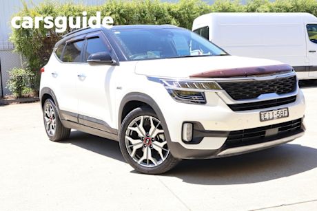 White 2020 Kia Seltos Wagon GT Line (awd)