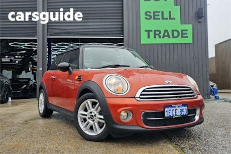 Orange 2012 Mini Cooper Hatchback D