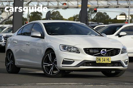 White 2016 Volvo S60 Sedan T5 R-Design