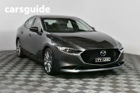Grey 2020 Mazda 3 Sedan G20 Touring