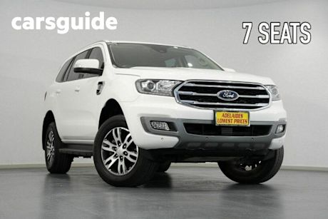 White 2018 Ford Everest Wagon Trend (rwd 7 Seat)