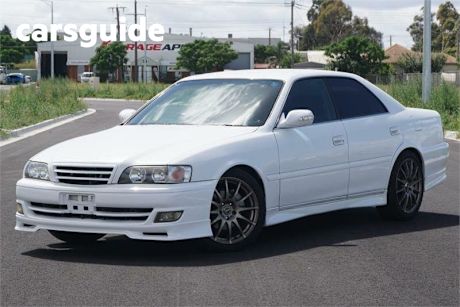 White 1998 Toyota Chaser Sedan Tourer