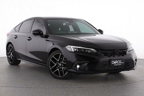 Black 2022 Honda Civic Hatchback VTI-LX