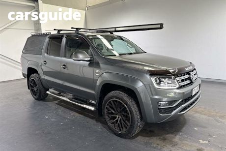 Grey 2021 Volkswagen Amarok Dual Cab Utility TDI580 Highline 4Motion