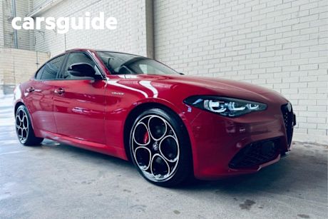 Red 2023 Alfa Romeo Giulia Sedan Veloce
