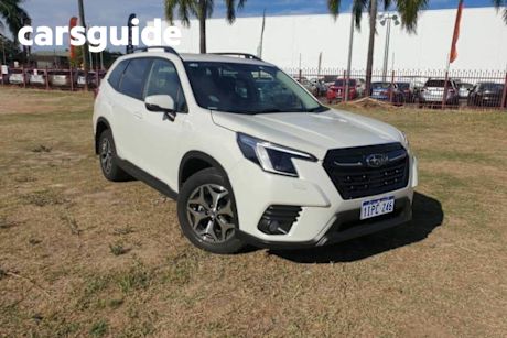 White 2023 Subaru Forester Wagon 2.5X (AWD) MY23