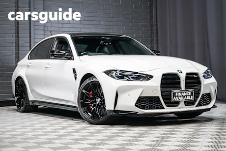 White 2021 BMW M3 Sedan