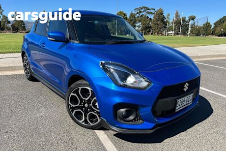 Blue 2023 Suzuki Swift Hatchback Sport Turbo