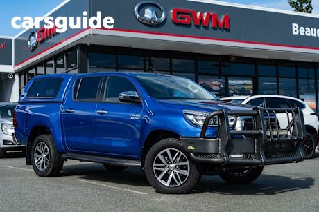 Blue 2020 Toyota Hilux Double Cab Pick Up SR5 (4X4)