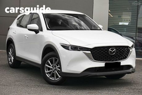 White 2025 Mazda CX-5 Wagon G25 SKYACTIV-Drive FWD Maxx Sport