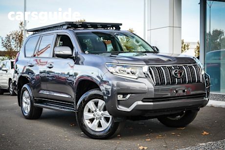 Grey 2021 Toyota Landcruiser Prado Wagon GXL Flat Tailgate
