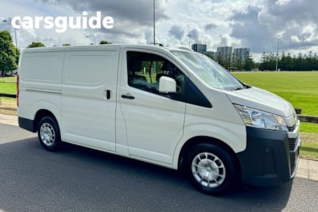 White 2022 Toyota Hiace Van LWB